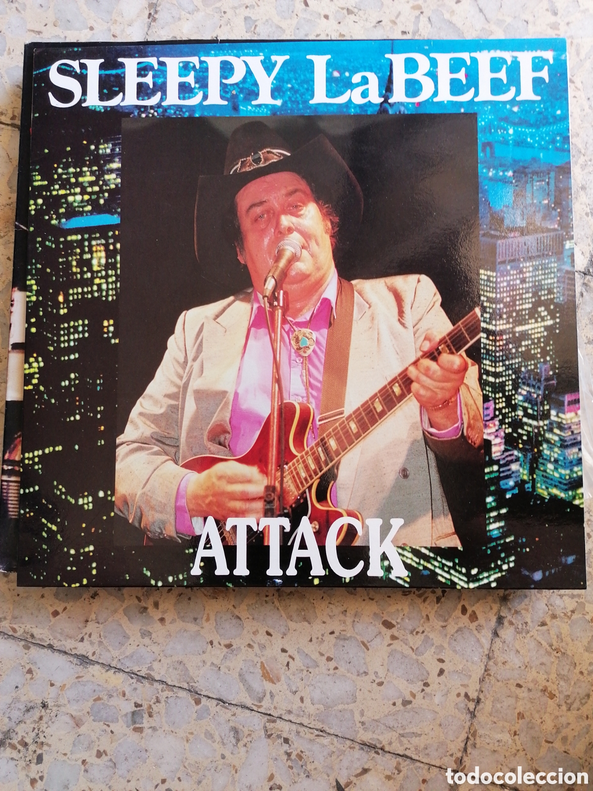 Discos de vinilo: LP SLEEPY LABEEF ATTACK 1991 ESPA&Ntilde;A EX - Foto 1