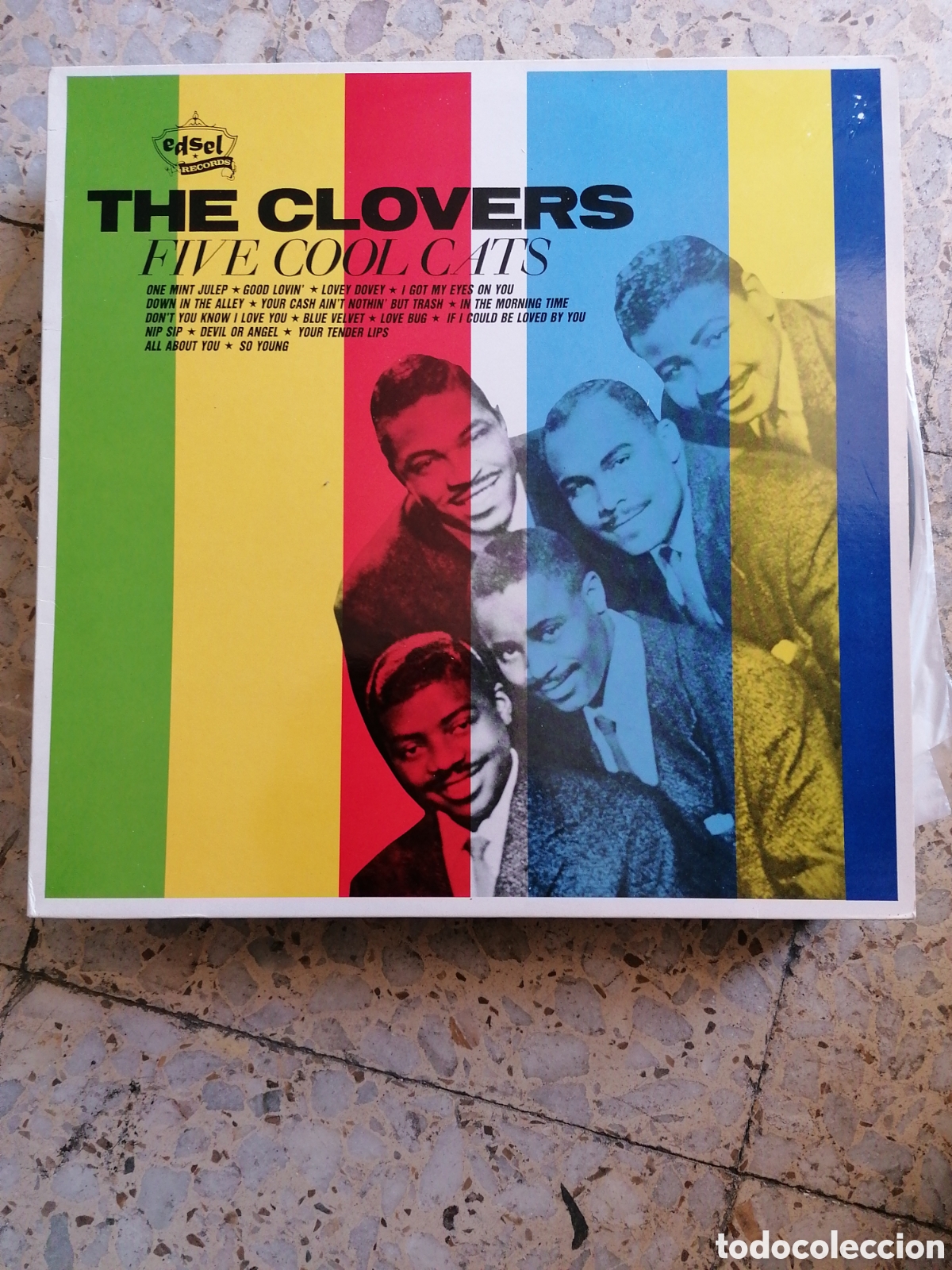 Vinyl records: LP THE CLOVERS FIVE COOL CATS 1984 UK