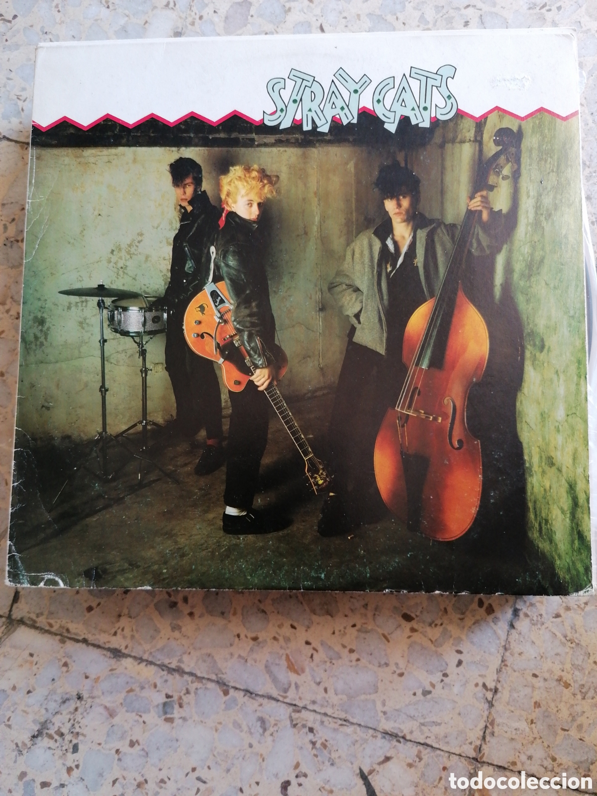 Discos de vinilo: LP STRAY CATS RUNAWAY BOYS 1981 ESPA&Ntilde;A PROMO DISCO EX