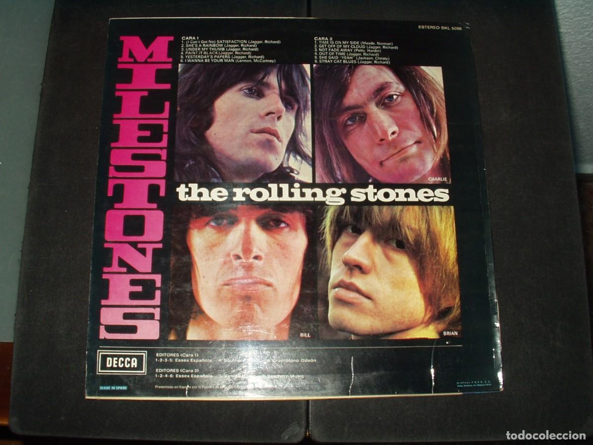Discos de vinilo: ROLLING STONES LP MILESTONES - Foto 2