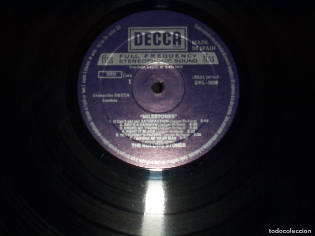 Discos de vinilo: ROLLING STONES LP MILESTONES - Foto 3