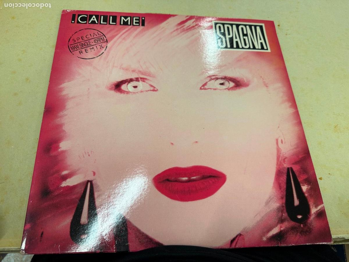 Discos de vinilo: CALL ME. SPAGNA. dif&iacute;cil Disco de vinilo