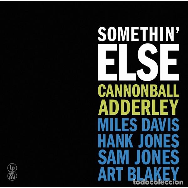Discos de vinilo: CANNONBALL ADDERLEY SOMETHIN ELSE (COLOR AMARILLO) -LP