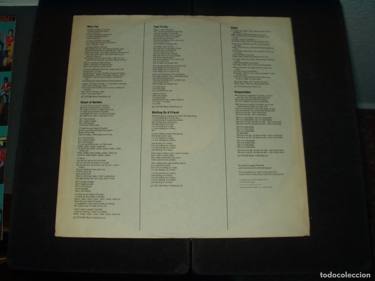 Discos de vinilo: ROLLING STONES LP REWIND (1971-1984) - Foto 3