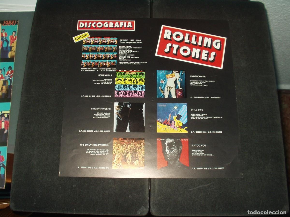 Discos de vinilo: ROLLING STONES LP REWIND (1971-1984) - Foto 5