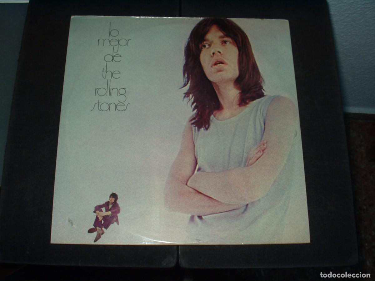 Discos de vinilo: ROLLING STONES LP DOBLE LO MEJOR DE... PORTADA UNICA ESPA&Ntilde;A