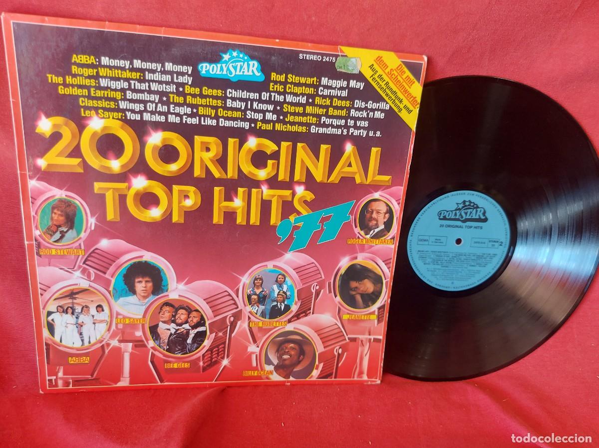 Discos de vinilo: LP 20 ORIGINAL TOP HITS ALEMANIA 1977 ,( PEDIDOS M&Iacute;NIMOS 10 &euro; ) CAJA N.&ordm; 6 - LP