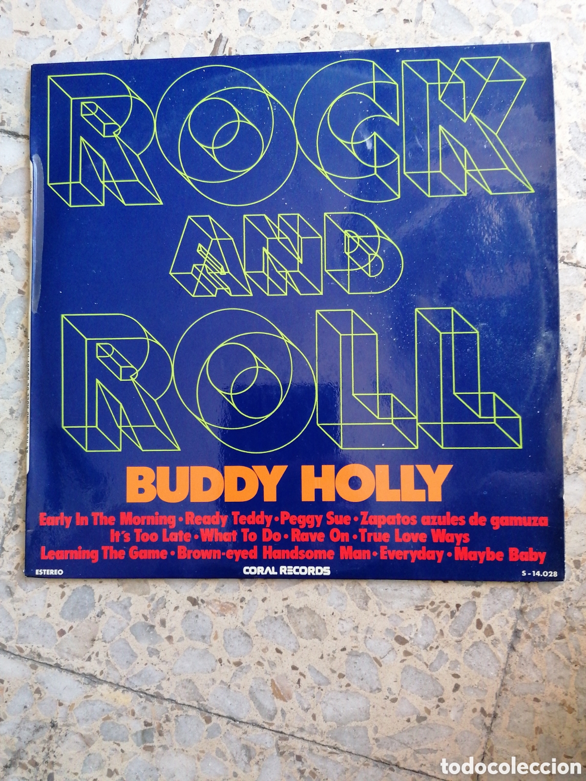 Discos de vinilo: LP BUDDY HOLLY ROCK AND ROLL 1970 ESPA&Ntilde;A EX