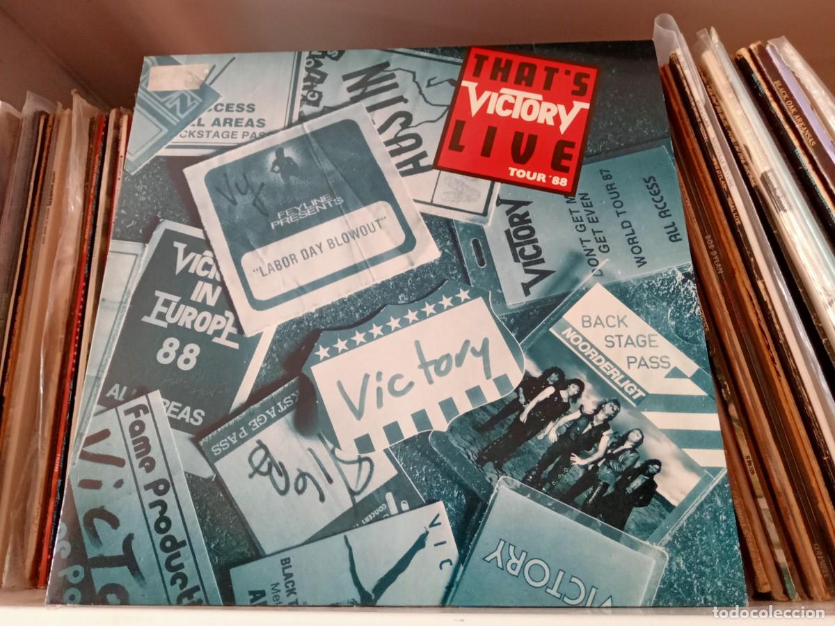 Discos de vinilo: Victory &ndash; That's Live - lp Germany 1988