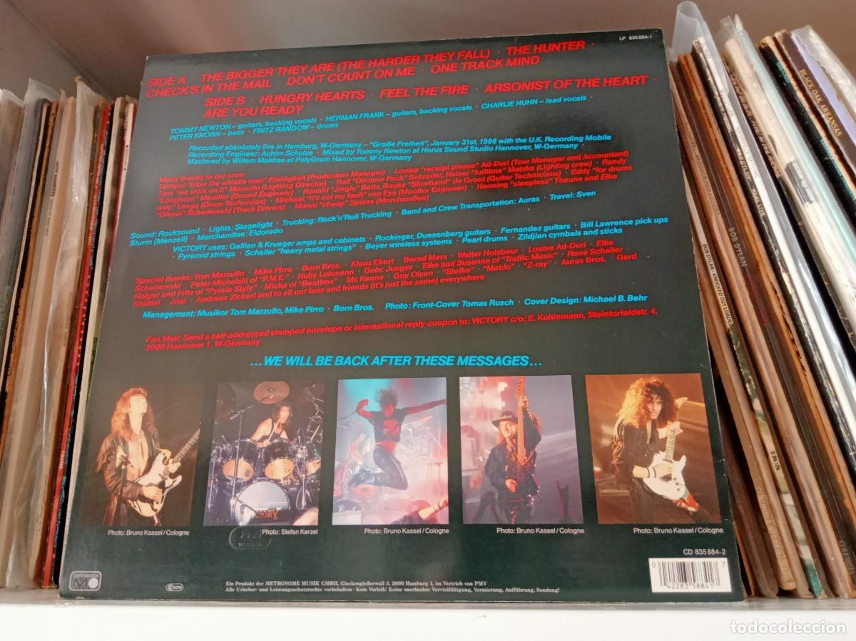 Discos de vinilo: Victory &ndash; Thats Live - lp Germany 1988 - Foto 2