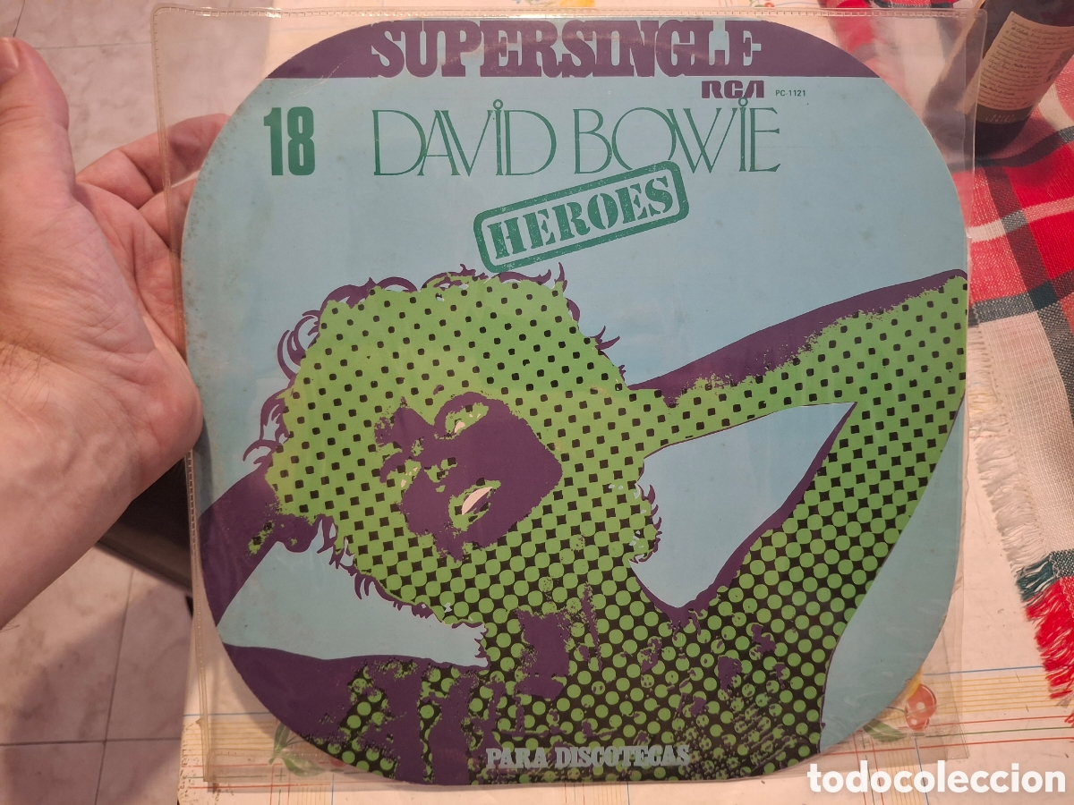 Discos de vinilo: Maxi-Single - 12&rdquo; - David Bowie &ndash; Heroes - RCA &ndash; PC-1121 - edicion espa&ntilde;ola
