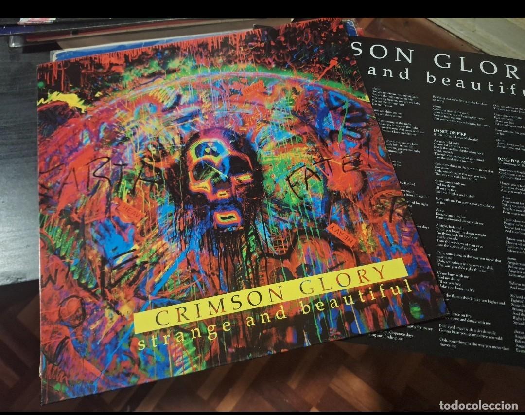 Discos de vinilo: CRIMSON GLORY - STRANGE AND BEAUTIFUL LP ROADRUNNER 1991 EU HEAVY METAL