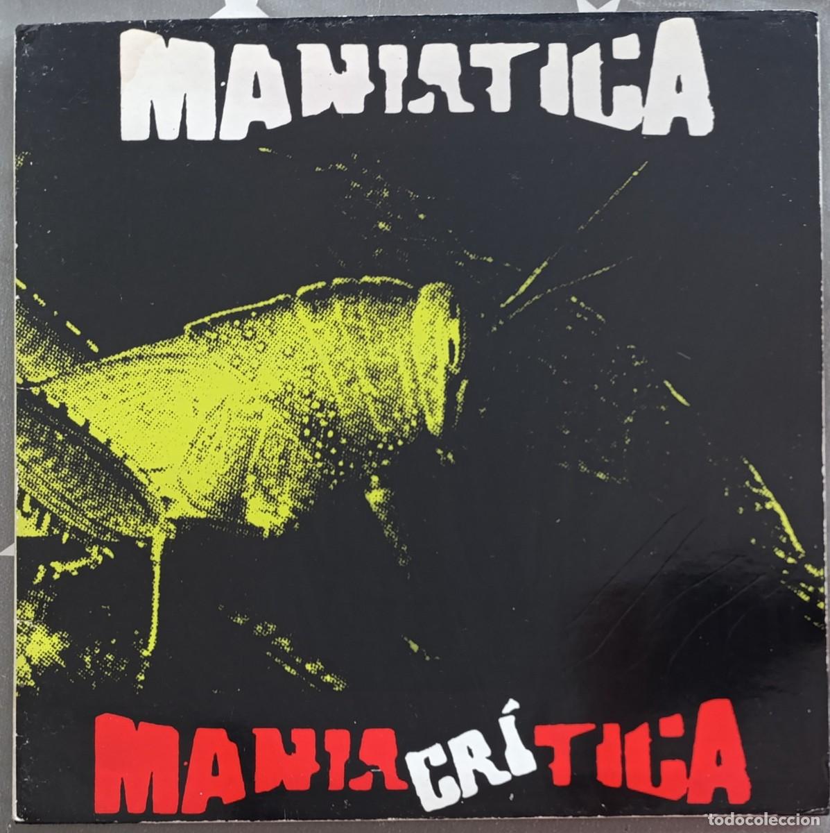 Discos de vinilo: MANIATICA -MANIACR&Iacute;TICA LP 1990 SU DISCO DEBUT - PORTADA GATEFOLD PUNK ROCK