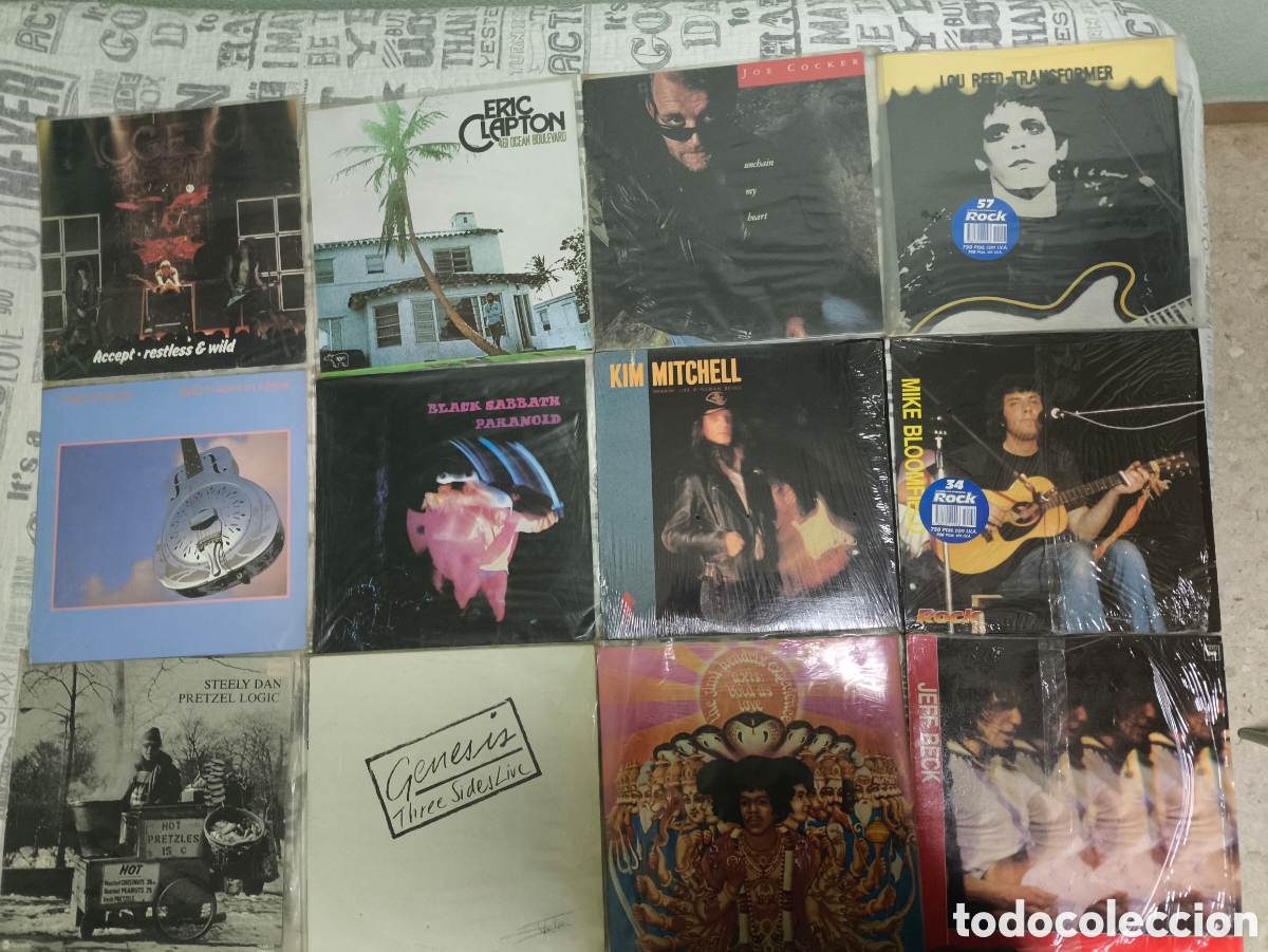 Discos de vinilo: Lote vinilos rock internacional