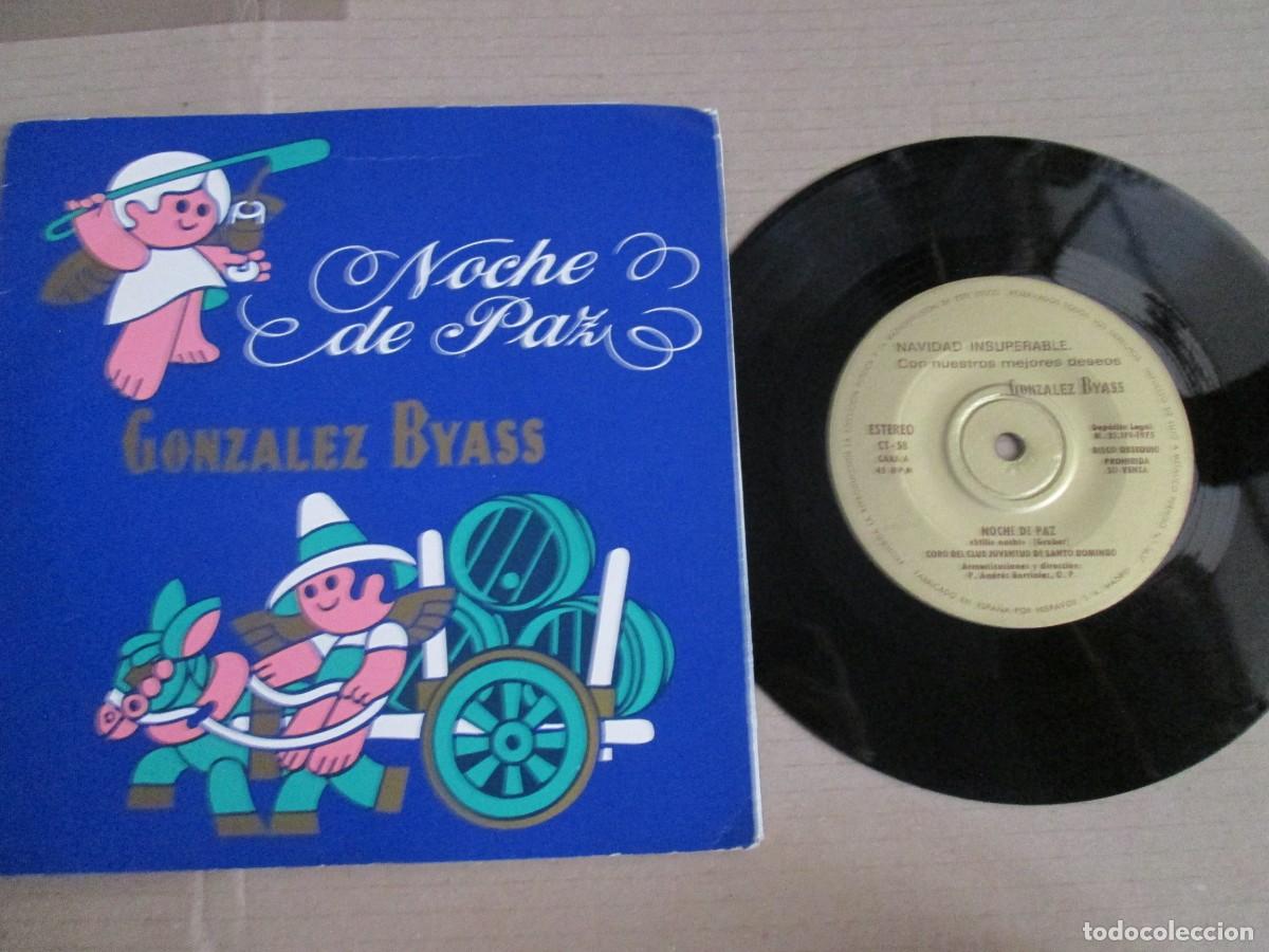Discos de vinilo: CORO DEL CLUB JUVENTUD DE SANTO DOMINGO - Noche de Paz. Single, ed espa&ntilde;ola 7&rdquo; 1975. VG+`/NM