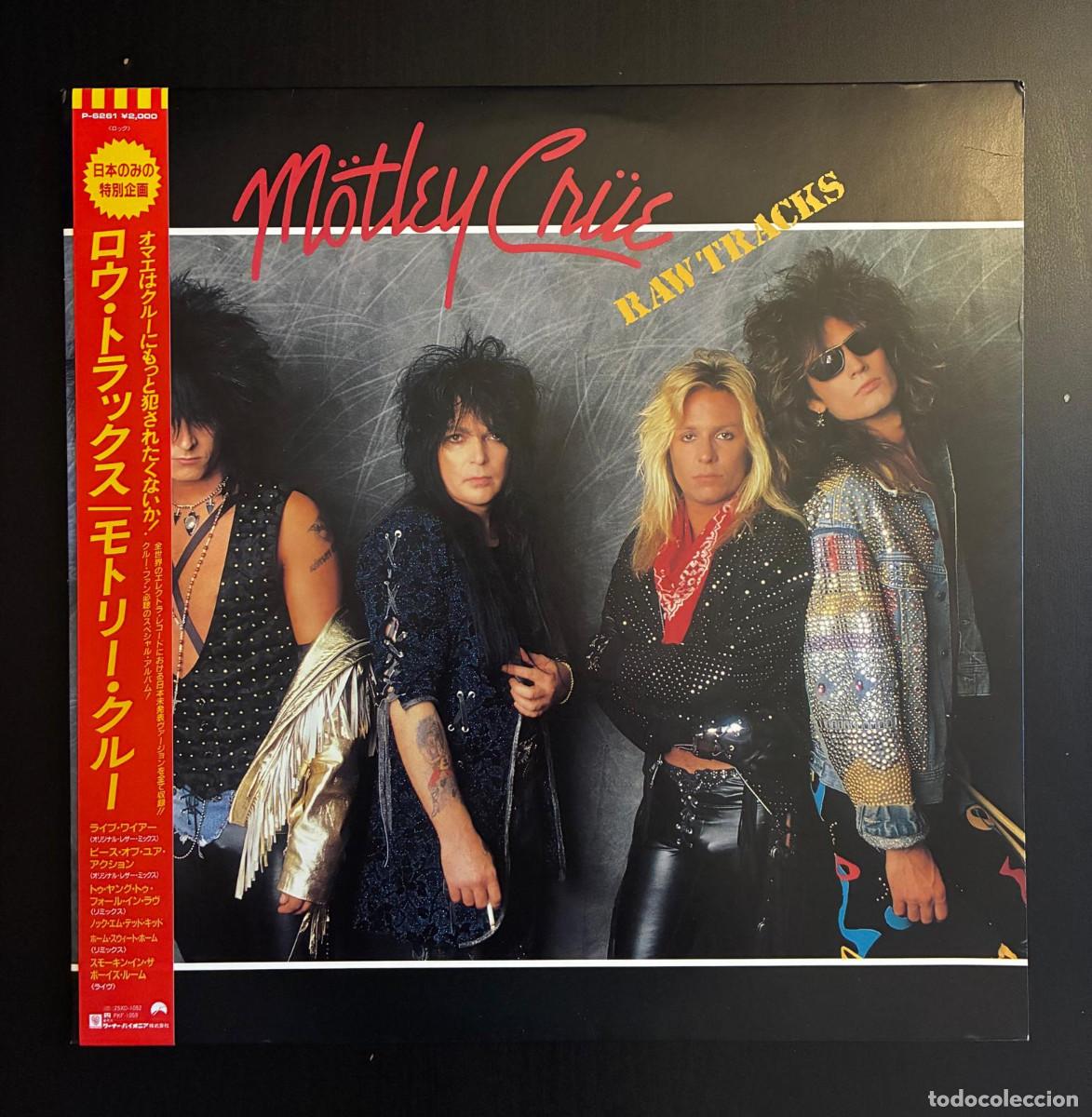 Discos de vinilo: MOTLEY CRUE Raw Tracks 1988 MINI LP JAPAN ONLY OBI Ratt GUNS N ROSES Kiss RARE