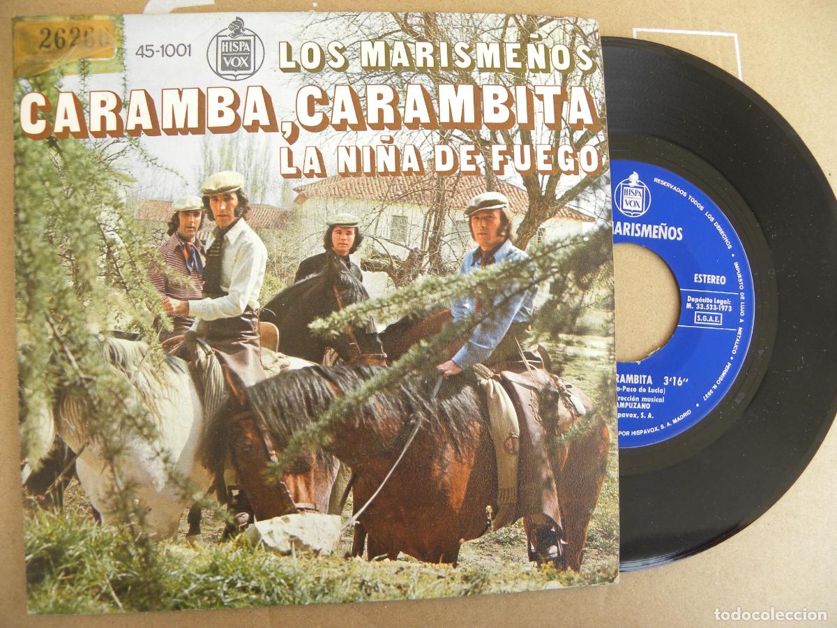 Discos de vinilo: LOS MARISME&Ntilde;OS -CARAMBA CARAMBITA -SINGLE 1973