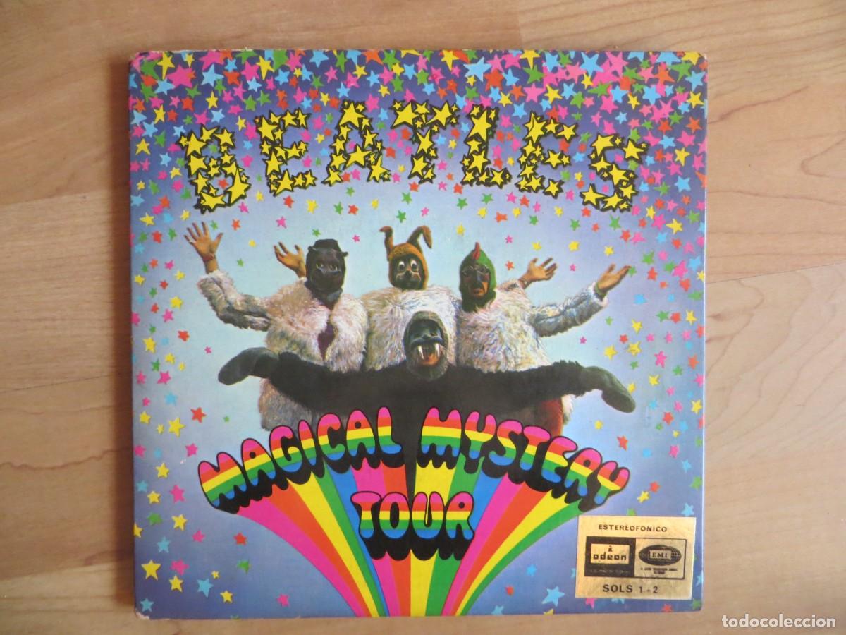 Discos de vinilo: The Beatles - Magical Mystery Tour (2x7&rdquo;, EP, Gat) 1967 SPAIN
