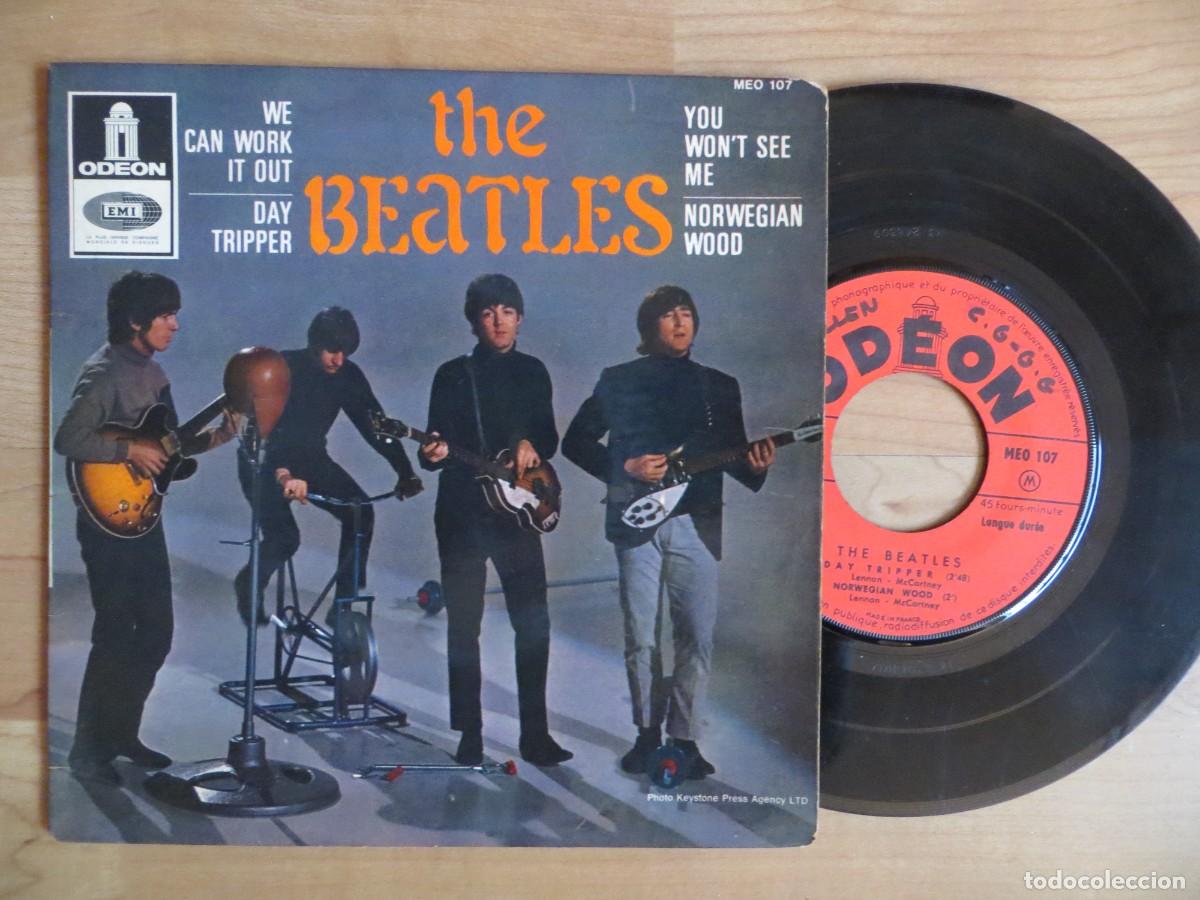 Discos de vinilo: The Beatles - We Can Work It Out (7&rdquo;, EP, Mono) 1966 FRANCE