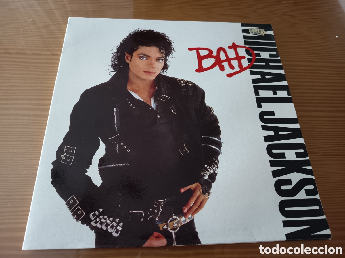 Discos de vinilo: Disco vinilo LP de Michael Jackson &rdquo; Bad &rdquo; primera edici&oacute;n espa&ntilde;ola de 1987
