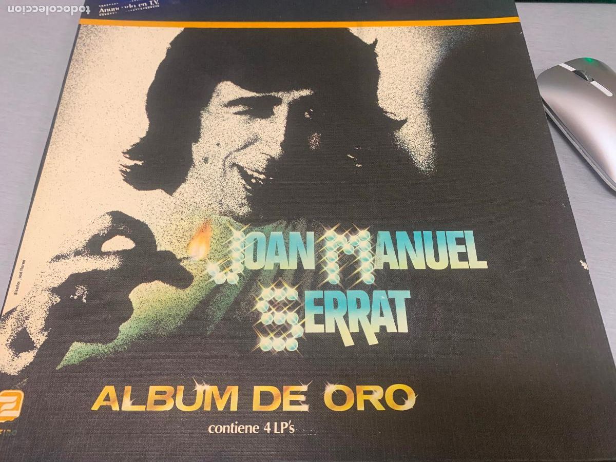 Discos de vinilo: JOAN MANUEL SERRAT - &Aacute;LBUM DE ORO / CAJA CON 3 VINILOS LP - SERDISCO 1981