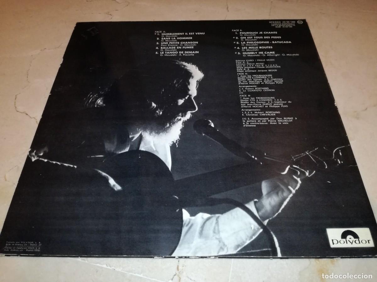 Discos de vinilo: GEORGE MOUSTAKI-EDICI&Oacute;N ESPA&Ntilde;OLA - Foto 2