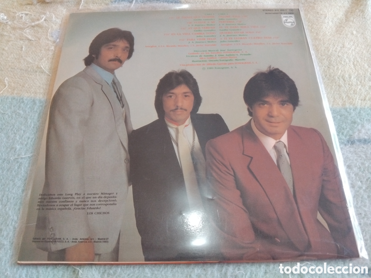 Discos de vinilo: Los Chichos Lp ( Dejame solo) - Foto 2