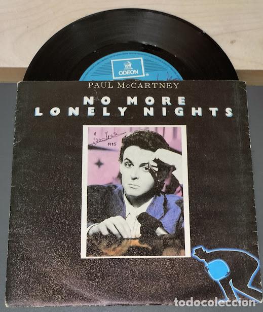 Discos de vinilo: Paul Mccartney - No More Lonely Nights - 7&rdquo; Single, Odeon ref. 006 20 0349 7. Ed. espa&ntilde;ola 1984.