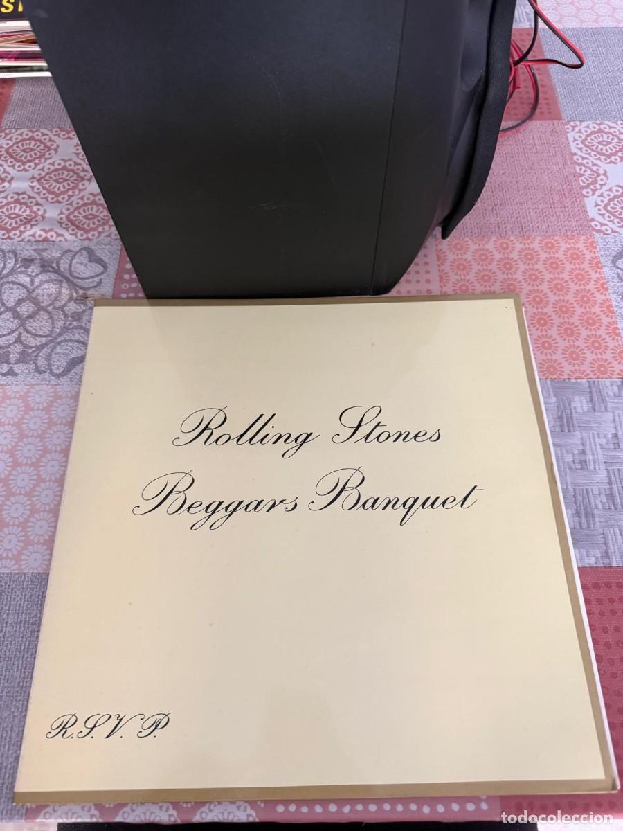 Discos de vinilo: The Rolling Stones &ndash; Beggars Banquet LP espa&ntilde;ol 1971 &middot; Decca SKL 4955