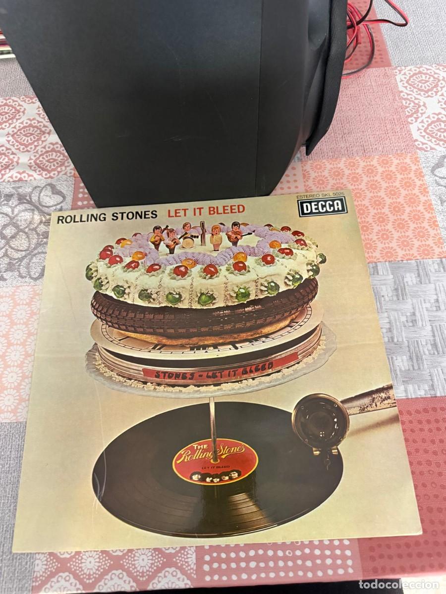 Discos de vinilo: The Rolling Stones &ndash; Let It Bleed LP vinilo Espa&ntilde;a 1970 Decca SKL 5025 est&eacute;reo