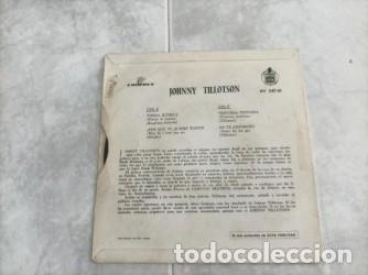 Discos de vinilo: Johnny Tillotson ep Espa&ntilde;a-dificil- - Foto 2