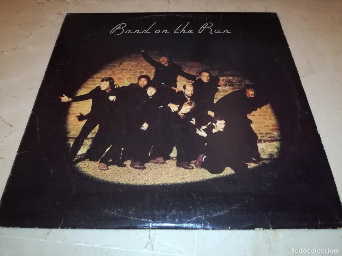 Discos de vinilo: PAUL McCARTNEY AND WINGS-BAND ON THE RUN-CONTIENE ENCARTE Y POSTER-ORIGINAL 1973