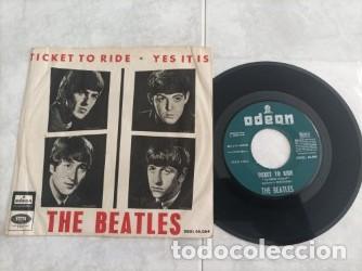Discos de vinilo: The Beatles single ticket to ride