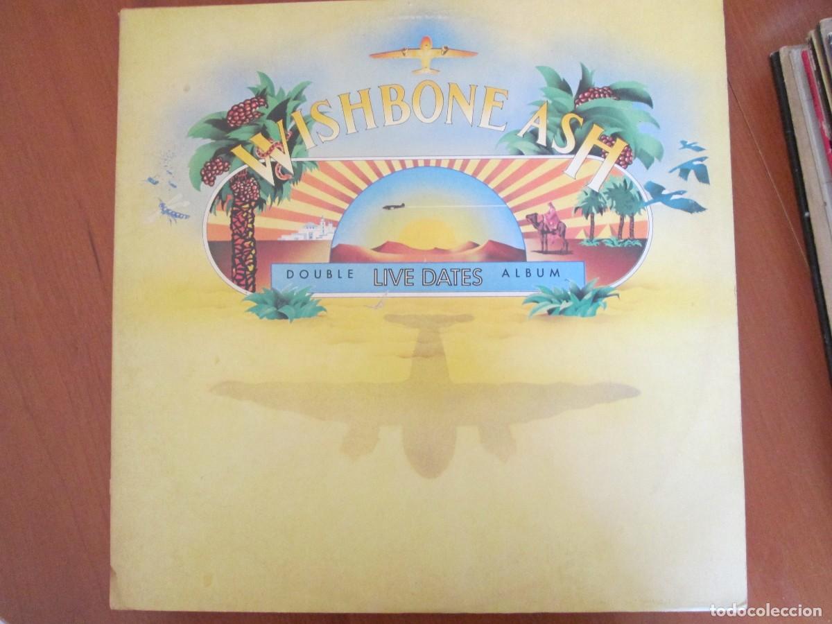 Discos de vinilo: LP doble Wishbone Ash. Live Dates. Editado por MCA Records Alemania. 1975