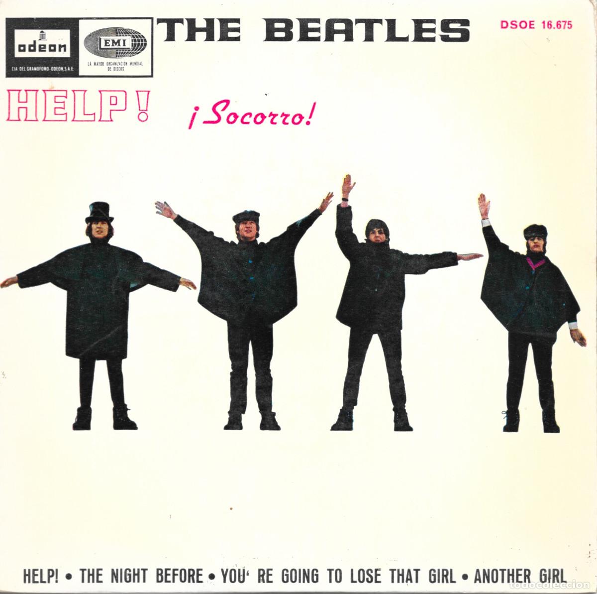 Discos de vinilo: Beatles - EP Help / The night before / you're going to lose that girl / Another girl