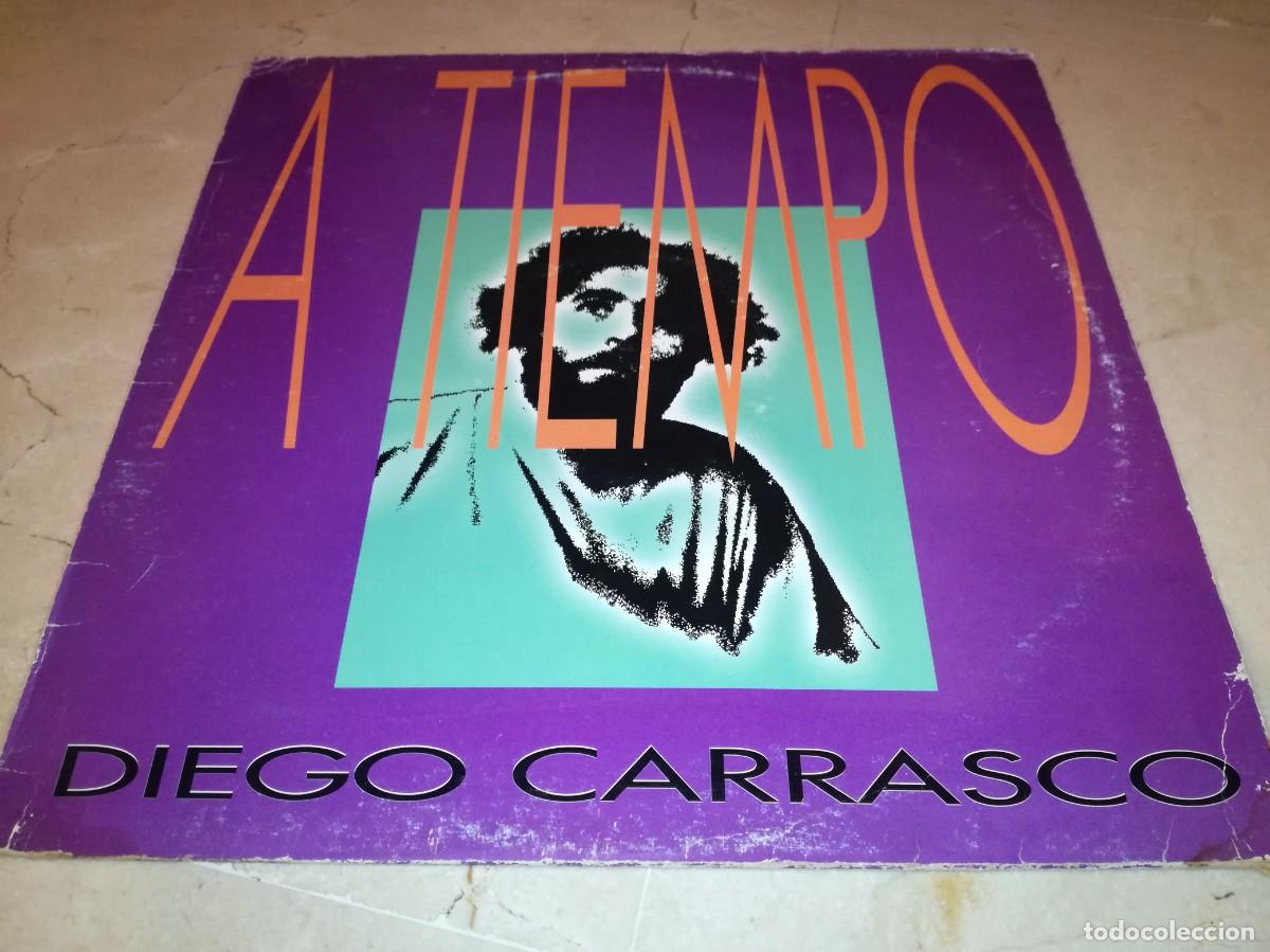 Discos de vinilo: DIEGO CARRASCO-A TIEMPO-CONTIENE ENCARTE-ORIGINAL 1991