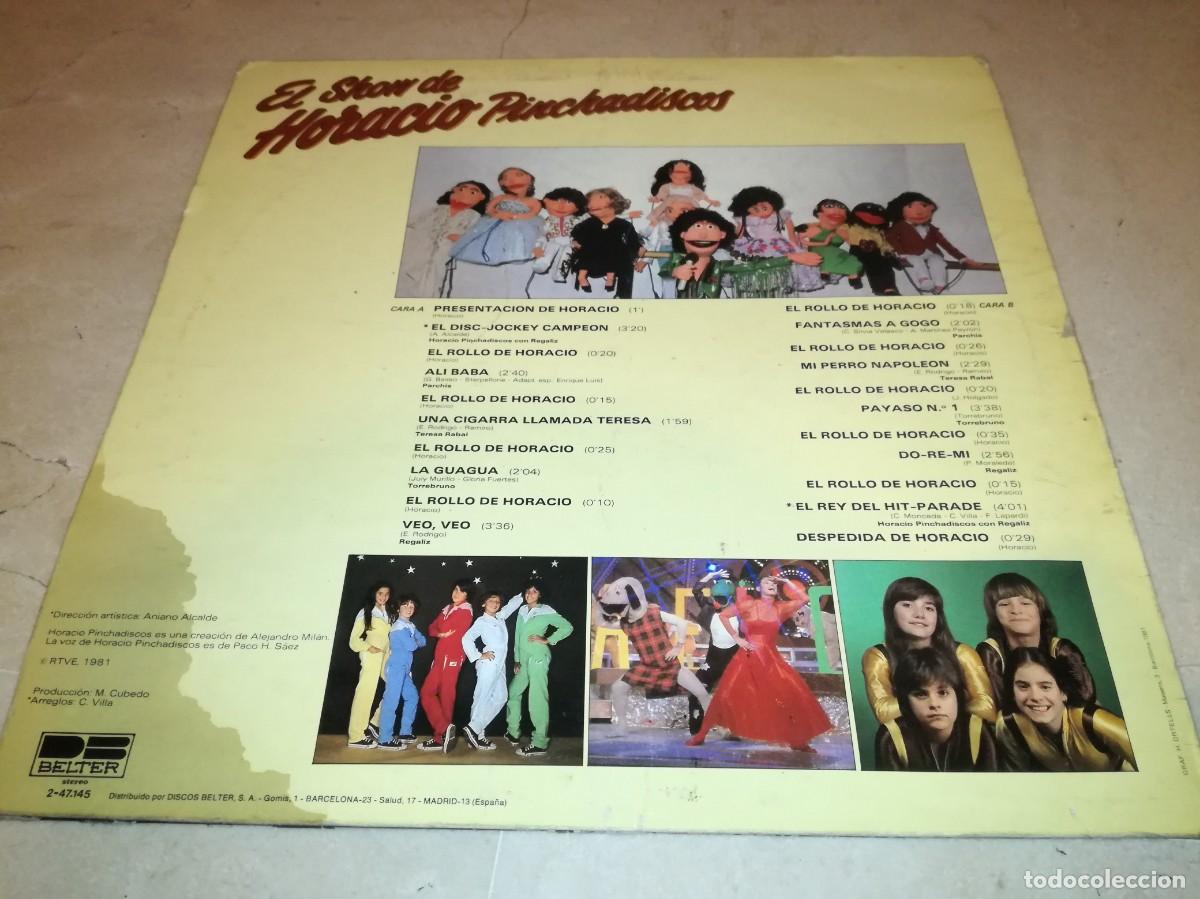 Discos de vinilo: EL SHOW DE HORACIO PINCHADISCOS-ORIGINAL 1981 - Foto 2
