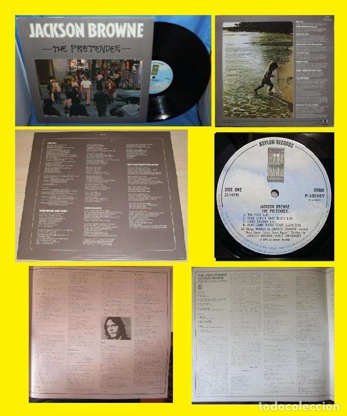 Discos de vinilo: JACKSON BROWNE - the pretender 1973 RARA 1&ordf; EDIC ORG JAPAN + LIBRETO, IMPECABLE