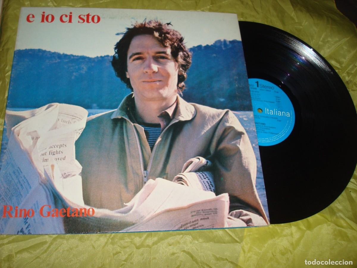 Discos de vinilo: RINO GAETANO. E IO CI STO. RCA ITALIANA, 1980. PORTADA ABIERTA. EDC. ITALY. IMPECABLE (#)