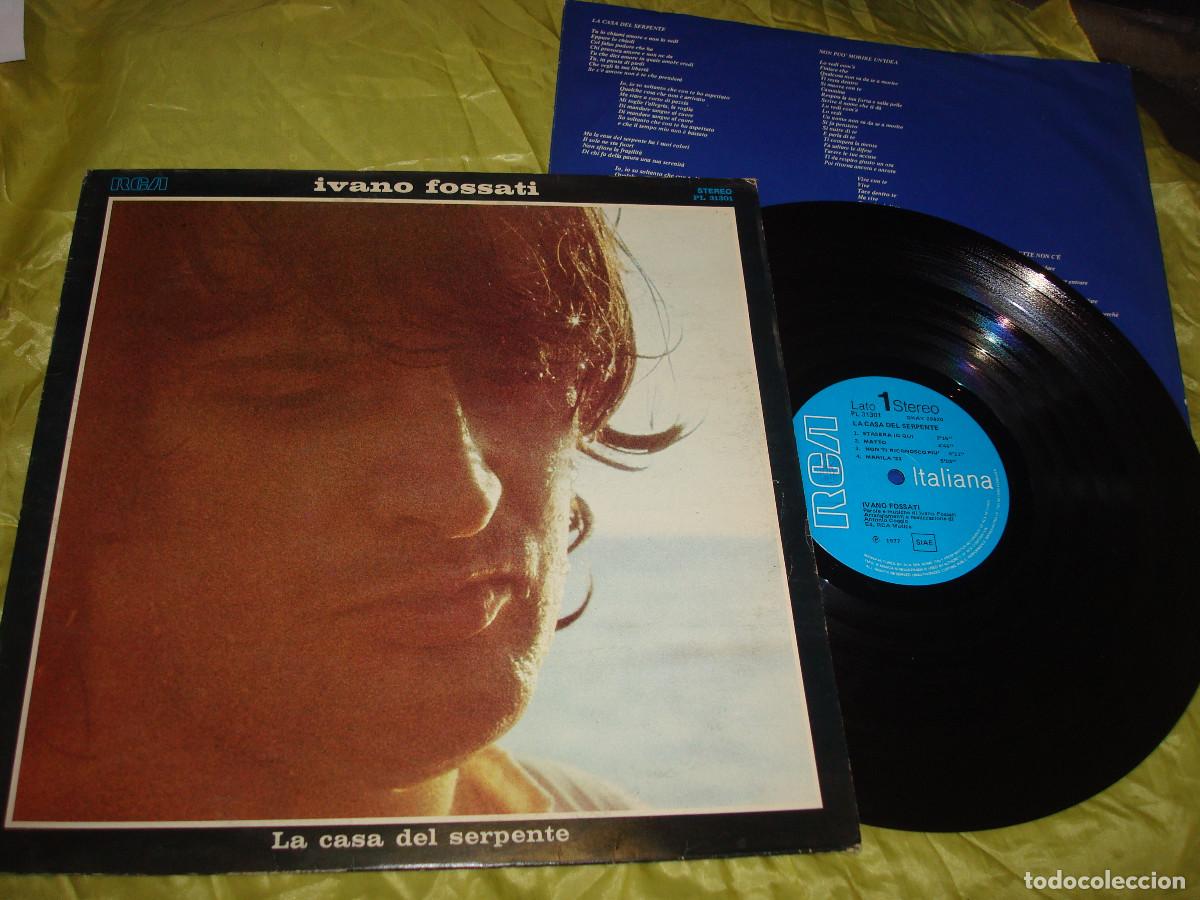 Discos de vinilo: IVANO FOSSATI. LA CASA DEL SERPENTE. RCA ITALIANA, 1977. EDC. ITALY(#)