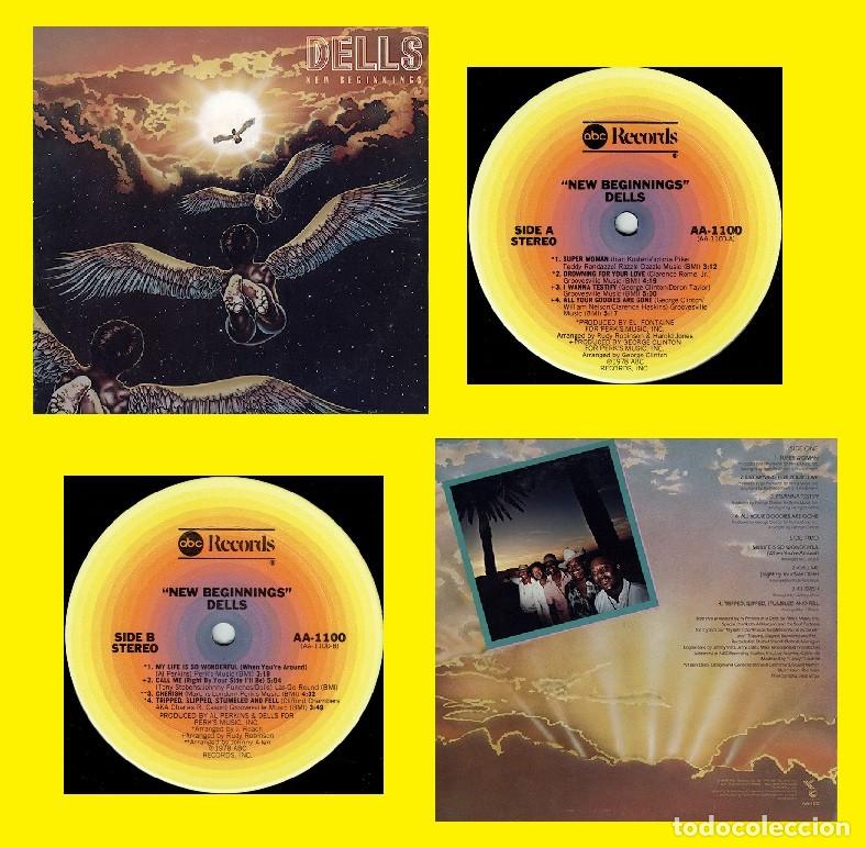 Discos de vinilo: THE DELLS - New Beginnings 78 !! LEGEND NORTHERN / GREAT VOCALS SOUL, ORG USA EDIT, EX