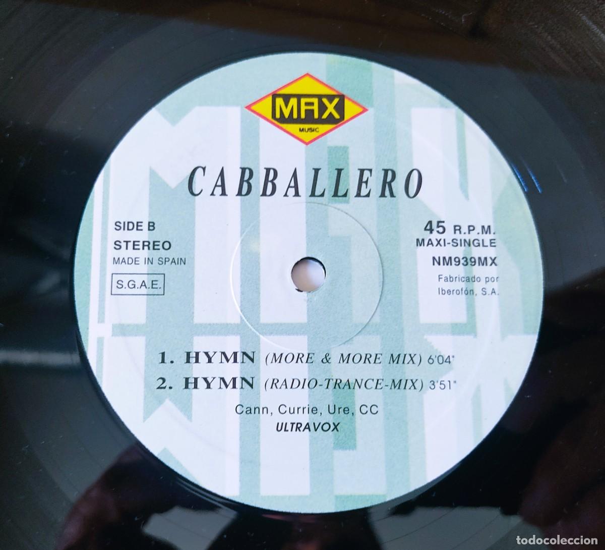 Discos de vinilo: DISCO MAXI CABBALLERO HYMN - Foto 6