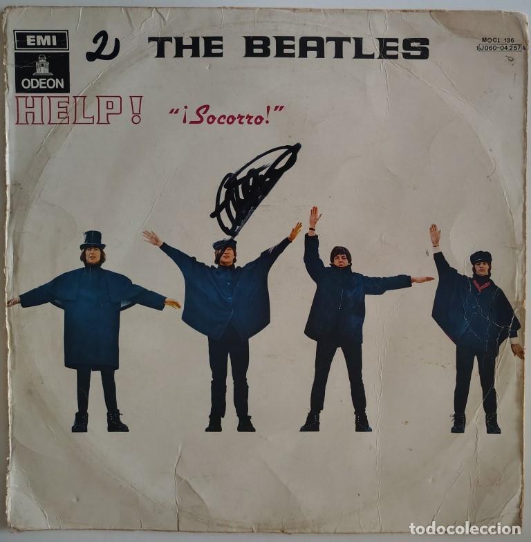 Discos de vinilo: THE BEATLES. HELP (SOCORRO). EMI-ODEON, SPAIN 1965 LP MOCL 136 / 1 J060-04257 M (1974)