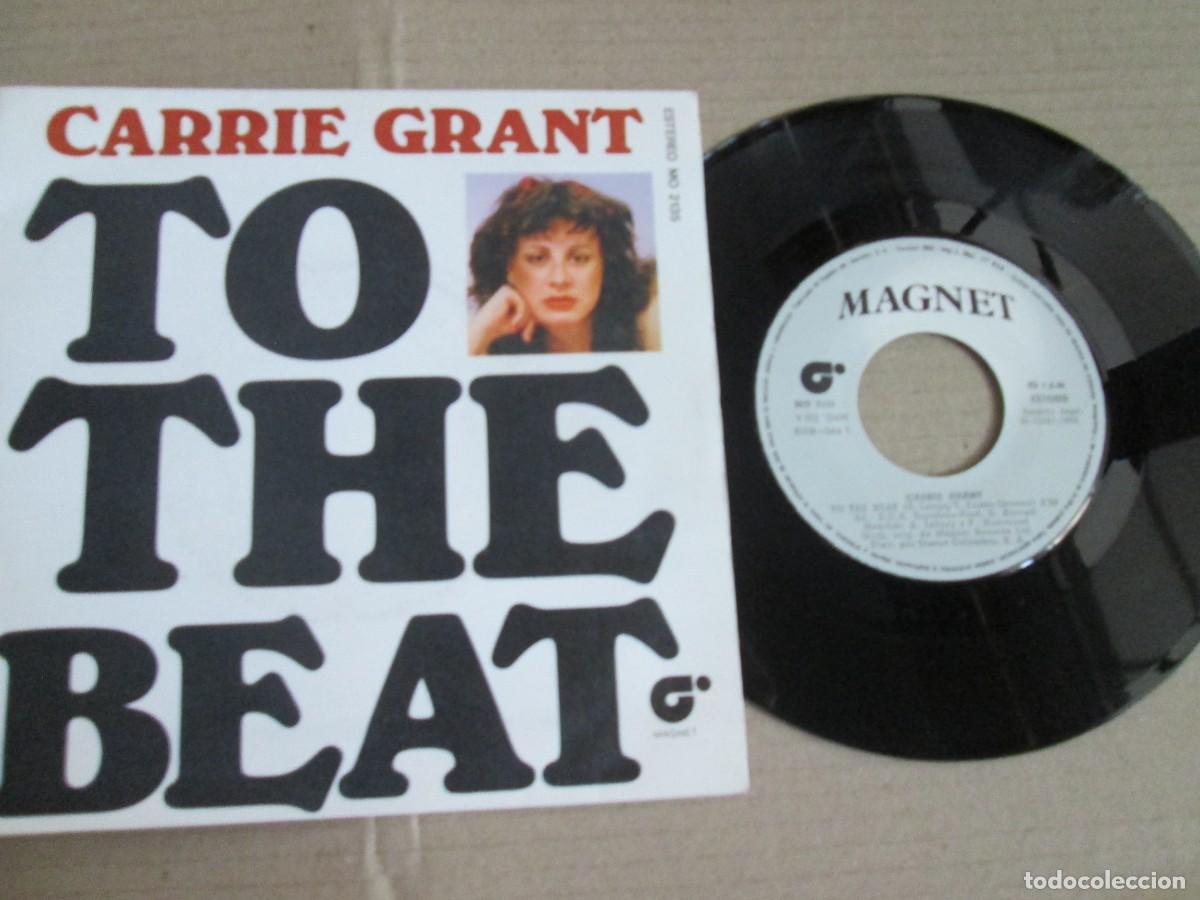 Discos de vinilo: CARRIE GRANT - To the Beat. Single, ed espa&ntilde;ola 7&rdquo; 1982. Magn&iacute;fico estado VG+/NM