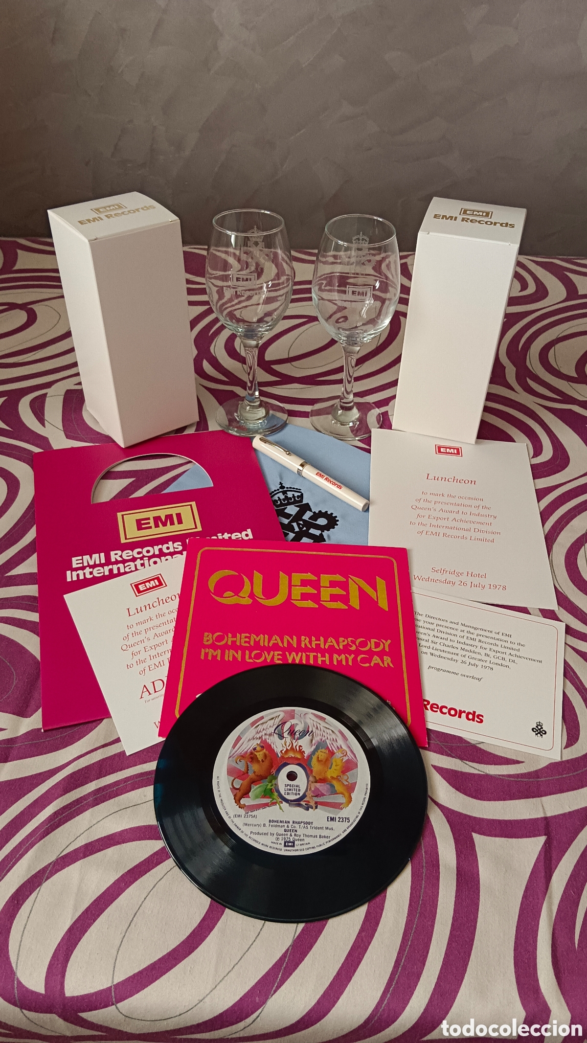 Discos de vinilo: Queen &ndash; Bohemian Rhapsody Set, Azul, Edici&oacute;n Especial