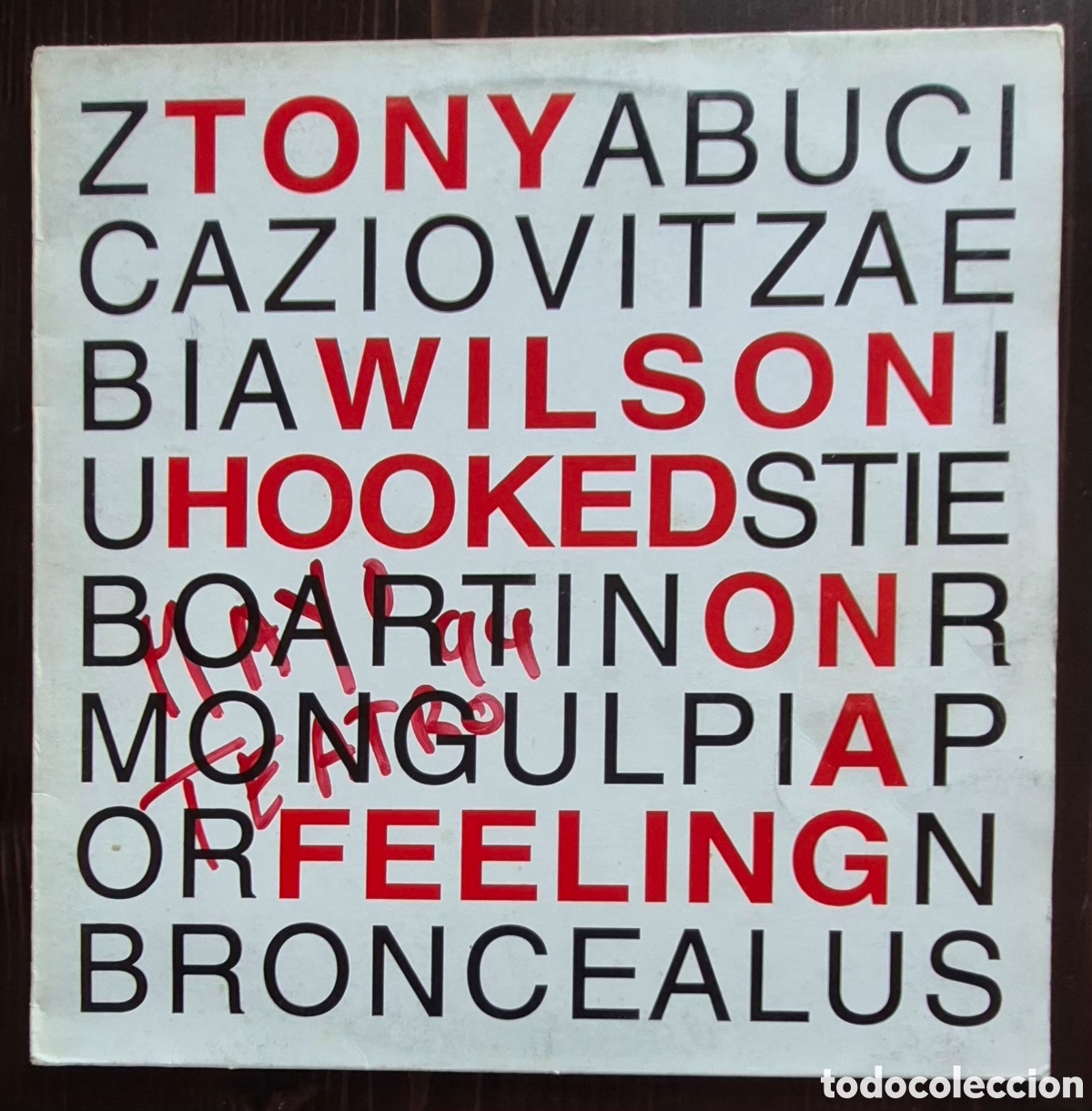 Discos de vinilo: MAXI - TONY WILSON - HOOKED ON A FEELING - 1994 ESPA&Ntilde;A (TRANCE)