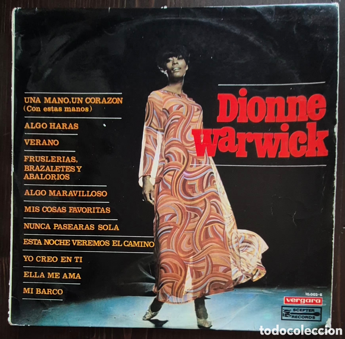 Discos de vinilo: LP - DIONNE WARWICK - ON STAGE AND IN THE MOVIES - 1967 ESPA&Ntilde;A
