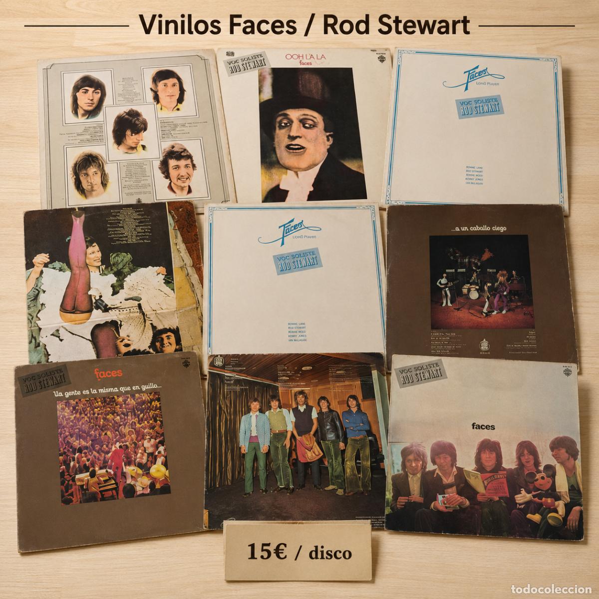 Discos de vinilo: Vinilos Faces / Rod Stewart &ndash; 15&euro; cada disco - Foto 5