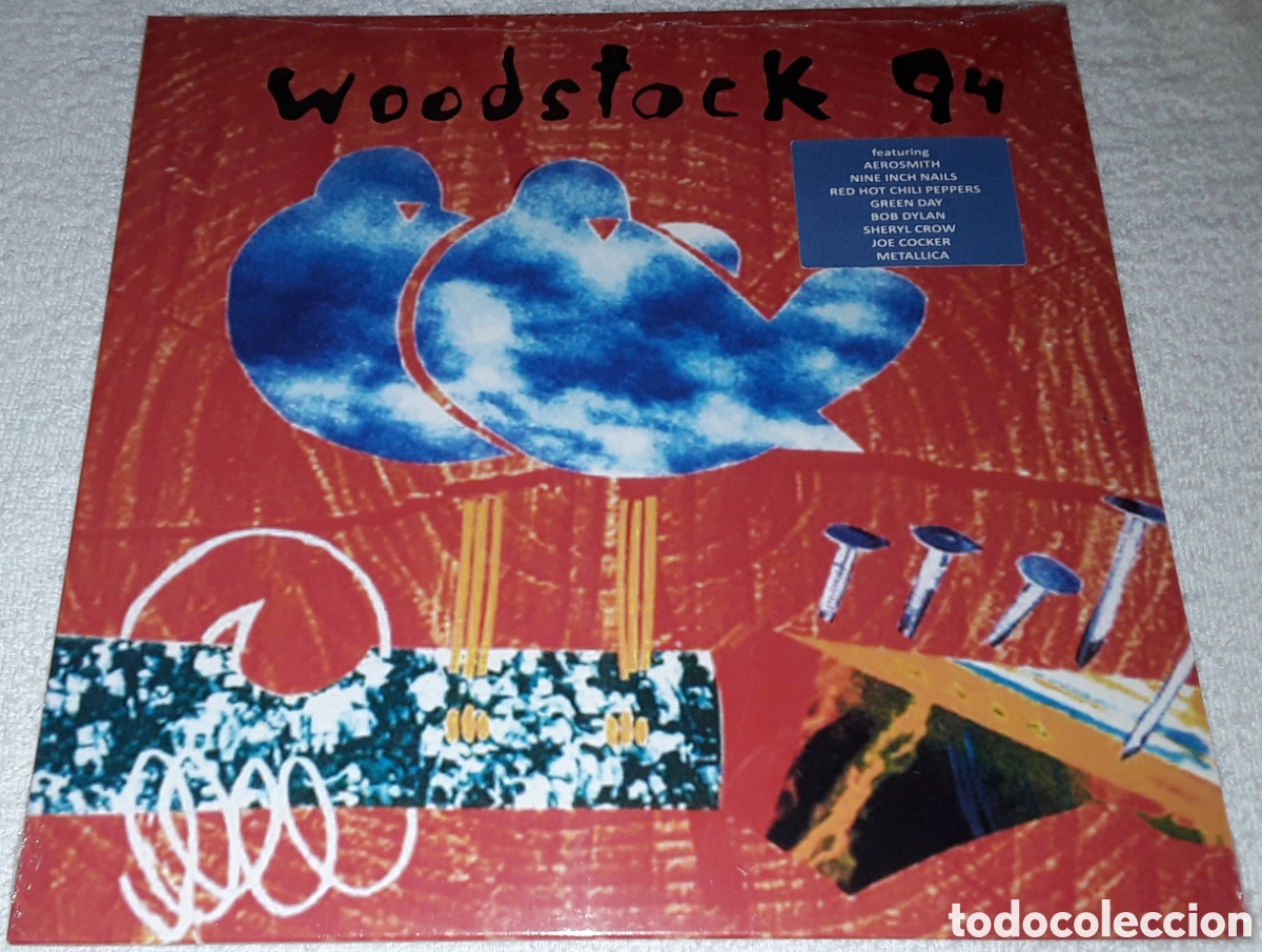 Discos de vinilo: LP- WOODSTOCK 94 - NUEVO Y PRECINTADO -METALLICA, DYLAN, GREEN DAY, RED HOT CHILI PEPPERS, AEROSMITH