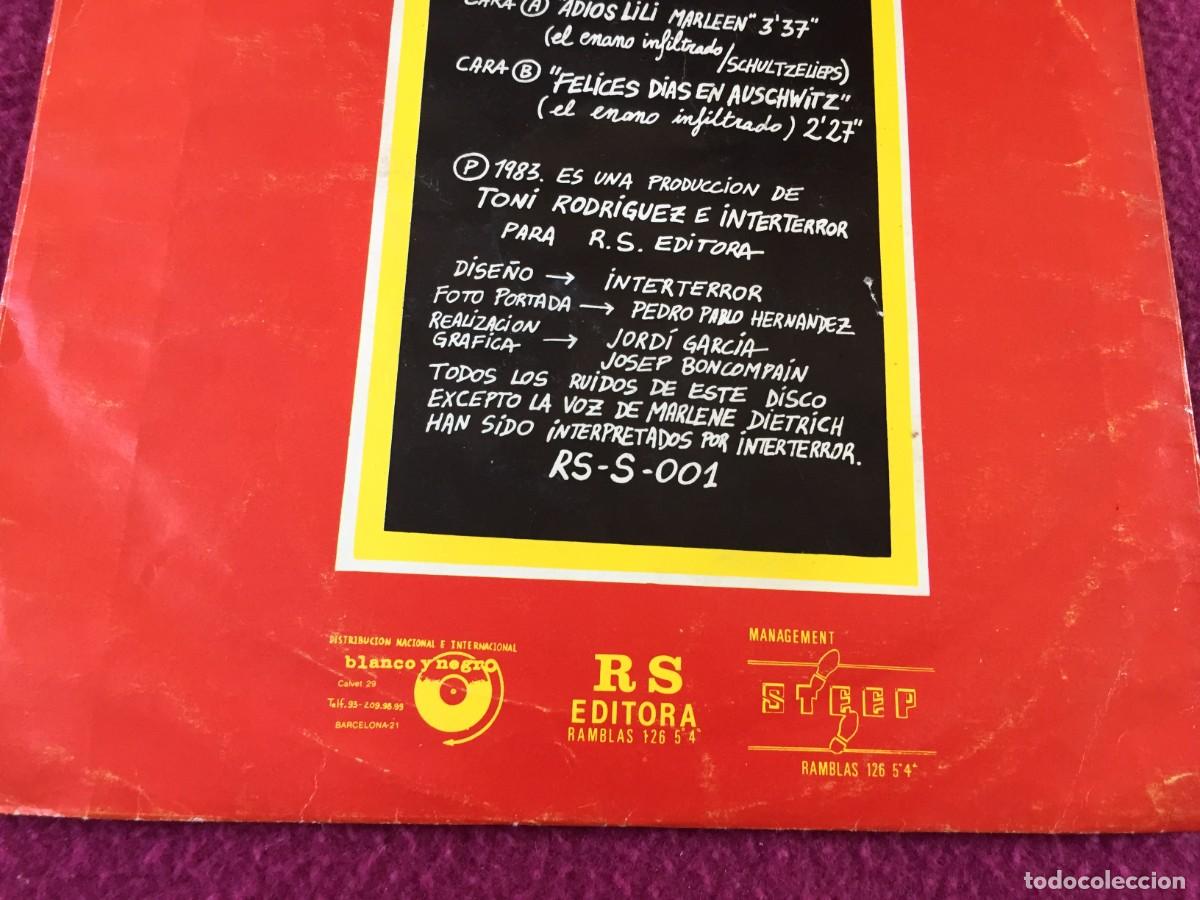 Discos de vinilo: ADIOS LILI MARLEEN- INTERTERR&Ouml;R - SINGLE 1983- VINILO COMO NUEVO - Foto 6